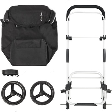 Carucior Cumparaturi, Pliabil, 2 Roti, Cruiser, Allround, 650064, Negru - Img 6