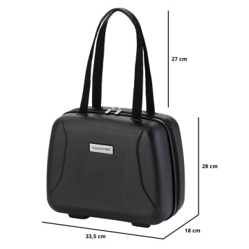 Geanta Cosmetice Policarbonat CarryOn Skyhopper 502432 Negru - Img 4