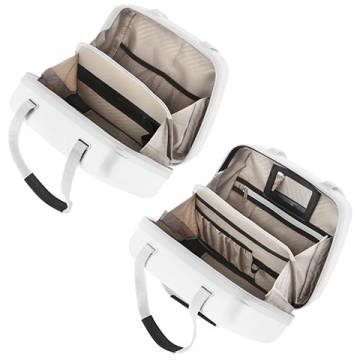 Geanta Cosmetice Policarbonat CarryOn Skyhopper 502436 Alb - Img 2