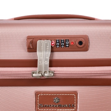 Geanta cosmetice Snowball SW52335, 35x24x23 cm, 100% ABS, cifru TSA, multiple compartimente, auriu - Img 11