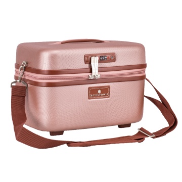 Geanta cosmetice Snowball SW52335, 35x24x23 cm, 100% ABS, cifru TSA, multiple compartimente, antracit - Img 4