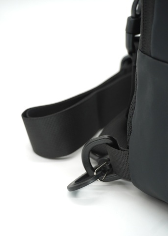 Geantă de umăr Benzi, 28x16x8 cm, Poliester, Port USB, Bretea Reglabila, BZ 5938, Gri/Auriu - Img 4