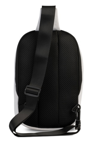 Geanta de umar Bestway Sling, 29x17x10 cm, poliester 900D, bretea reglabila, gri deschis - Img 3