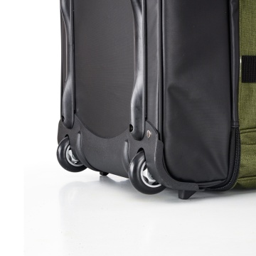 Geanta de voiaj cu role Lee Cooper, 2 compartimente, poliester 600D/bumbac, 98L, 70 cm, grena - Img 6