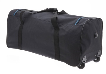 Geanta de voiaj impermeabila cu role Davidts Rapid Air, Nylon Dobby, 70 cm, Negru - Img 2
