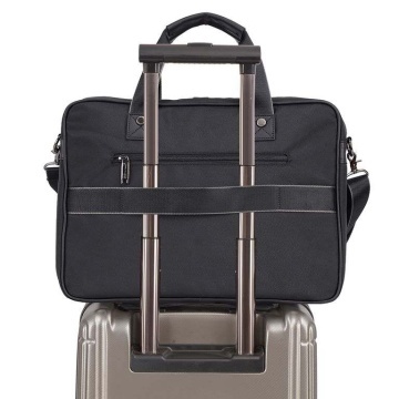 Geanta laptop/documente Wizz Air/Ryanair, Snowball, SW22111, Poliester 1680D, Negru - Img 8