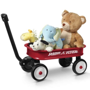 Jucarie - carucior Radio Flyer Little Rosu Wagon 3+ ani - Img 2