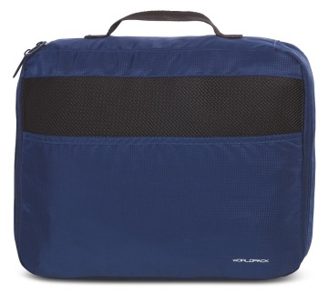 Organizator Bagaj, 3 Piese, Poliester, Worldpack, F10461, Bleumarin - Img 4