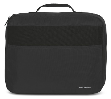 Organizator Bagaj, 3 Piese, Poliester, Worldpack, F10461, Negru - Img 3