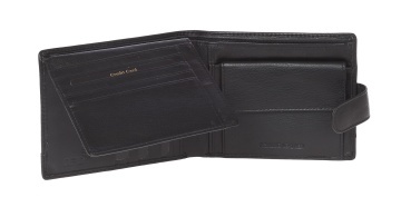 Portofel, Barbati, Piele Naturala, RFID* Secure, Diplomat, MN 112, Negru - Img 2