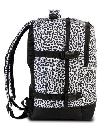 Rucsac avion 40x25x20 cm, Wizz Air/Ryanair, poliester, 20 L, cabin PRO small, Bestway, F40290-R, alb/negru - Img 7