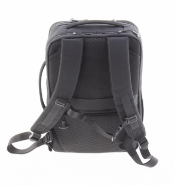 Rucsac avion 40x30x20/25 cm extensibil Vogart Defender, bagaj de mână Wizz Air/Ryanair, poliester, 24/30L, negru - Img 8