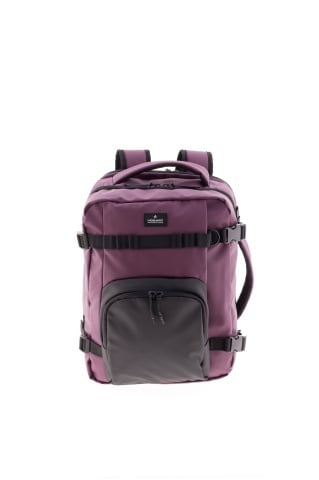 Rucsac Călătorie Wizz Air & Ryanair 40x30x20 cm, Laptop 13”, Vogart Nitro, Grena