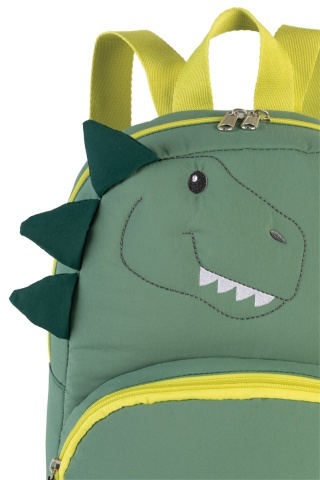 Rucsac copii Fabrizio Dino F20692, 24x30x10 cm, nylon, verde - Img 3