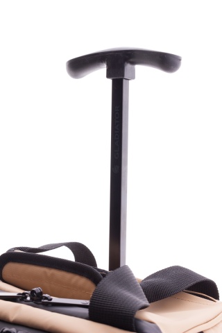 Rucsac cu role 40x25x20 cm, Wizz Air/Ryanair, PVC impermeabil, Gladiator Polar, MG 3958, 14", Bej, RESIGILAT - Img 7
