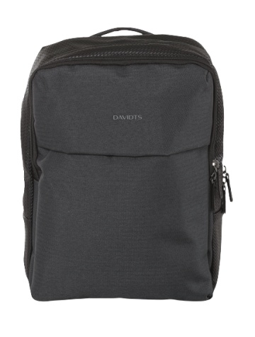 Rucsac Laptop 14" Davidts Portofino Wizz Air/Ryanair, 40 x 28 x 14 cm, Poliester 1680D/Piele ecologica, Antracit - Img 3