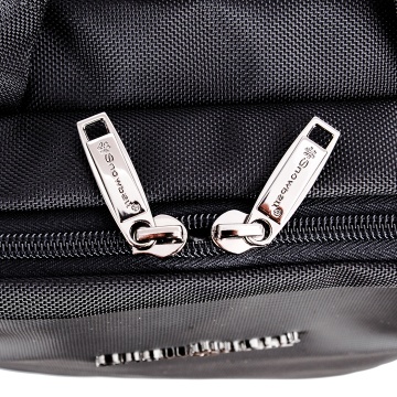 Rucsac laptop 15.6", Wizz Air/Ryanair, Snowball, SW22107, poliester 1680D, port USB, negru - Img 20