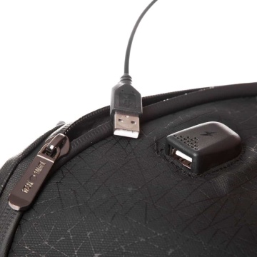 Rucsac laptop 15" Lamonza Anchor, USB, 44x30x14 cm, 950 gr, maro - Img 2