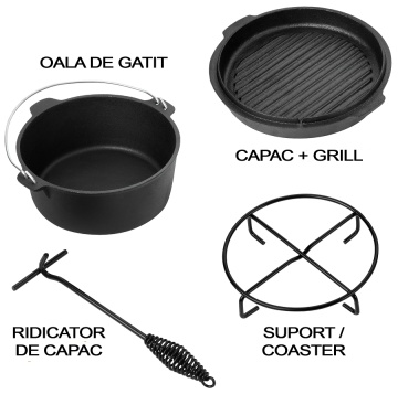 Set 4 Piese pentru gatit camping Dutch Mountains 102286 - Img 2