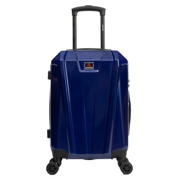 Set Troler de cabină Aventor + Geantă voiaj Benzi 40x25x20 cm, Bleumarin - Img 3
