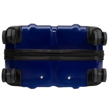 Set Troler de cabină Aventor + Geantă voiaj Benzi 40x25x20 cm, Bleumarin - Img 14