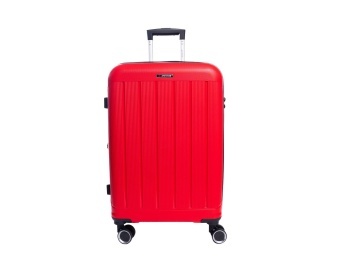 Set Troler de cabină Aventor + Rucsac Avion 40x30x20 cm, roșu/mov - Img 3