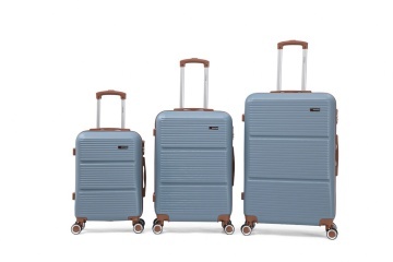 Set Trolere Aventor, ABS, Cifru, 4 Roți Duble 360°, AV107, 3 Piese, Albastru - Img 16