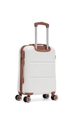 Set Trolere Aventor, ABS, Cifru, 4 Roți Duble 360°, AV107, 3 Piese, Alb - Img 18
