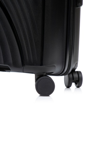 Set trolere Aventor AV106, polipropilenă, 1 bagaj de cabină si 2 de cală, cifru TSA, 4 roți duble 360°, negru - Img 11