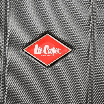 Set Trolere Lee Cooper London, ABS, 4 Roti Duble, Cifru, 3 Piese, Antracit - Img 13