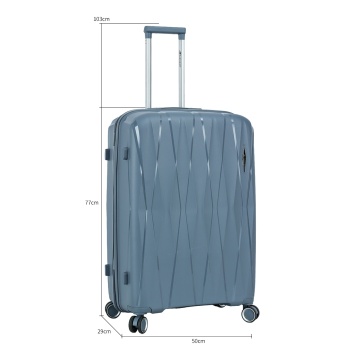Set trolere Madisson SW51103, 100%polipropilena, 1 bagaj de cabina si 2 de cala, albastru deschis - Img 8