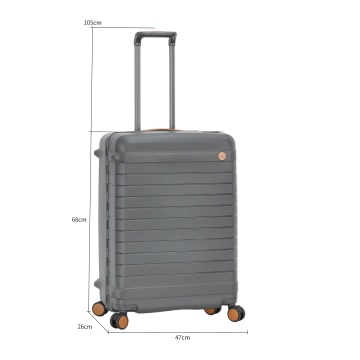 Set Trolere Snowball, 3 Piese, 100% Polipropilenă, Închidere Clapetă, SW57203, Antracit - Img 4