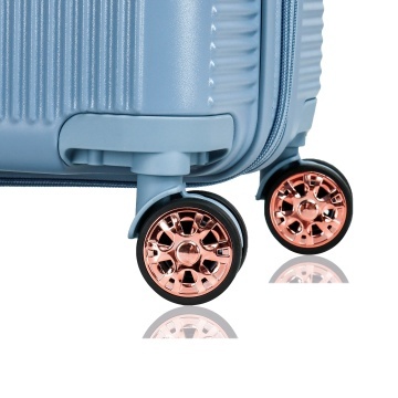 Set trolere Snowball SW44303, fermoar antifurt, 3 piese, policarbonat rezistent, cifru TSA, bleumarin - Img 13