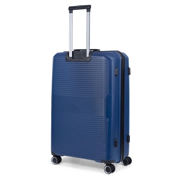 Set trolere TravelZ Swinger, polipropilena, cifru TSA, 4 roti duble, 3 piese, albastru - Img 6