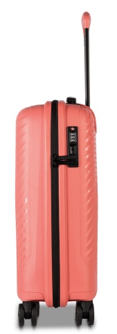 Set trolere Worldpack MAUI, F10520, Polipropilenă, Cifru TSA, 4 Roți Duble 360°, 3 Piese, Coral - Img 10