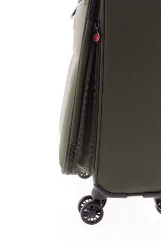 Troler Cabina, 4 Roti Duble, Nylon, Gladiator, Arctic, MG 3710 - 55 cm, Kaki - Img 5