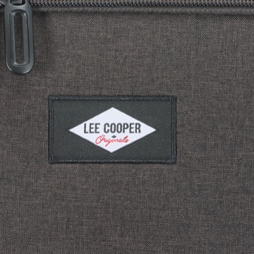 Troler Cabină Extensibil 55x35x20 cm Lee Cooper, Poliester, 4 Roti Duble, LC33503, Antracit - Img 12