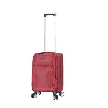 Troler Cabină Extensibil 55x35x23 cm, Poliester, Cifru, Madisson,SW66204, Grena