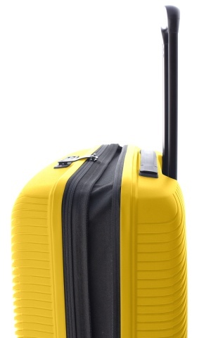 Troler Cabină Extensibil 55x40x20 cm Gladiator Vincent, Polipropilenă, Cifru TSA, Galben - Img 7