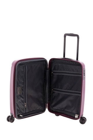 Troler cabina extensibil Gladiator Calypso, polipropilena, cifru TSA, 55 cm, grena - Img 2