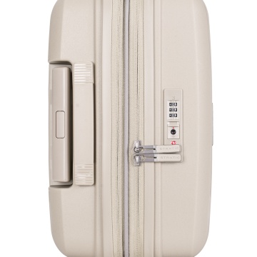 Troler Cabina extensibil Stratic S Straw T, 55x39x23 cm, Bej - Img 4