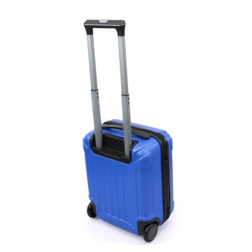 Troler cabina Lamonza Capri XS, 40x30x20 cm - bagaj de mana avion Wizz Air, ABS, albastru - Img 3