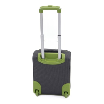 Troler cabina Lamonza Superlight, 40x30x21 cm, 1.8 kg, gri / verde - Img 6