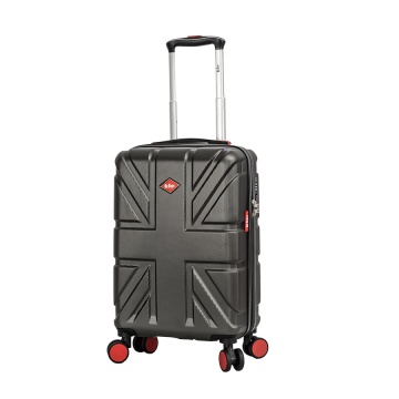 Troler Cabina Lee Cooper London, ABS, 4 Roti Duble, Cifru, 55 cm, Antracit - Img 3