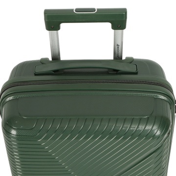 Troler cabina Madisson SW42103, polipropilena, cifru, 4 roti duble, 55 cm, verde inchis - Img 9