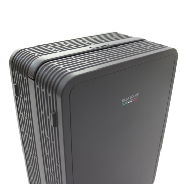 Troler Cabina Policarbonat Cifru TSA 4 Roti Duble Ella Icon Compact 2508 - 55 cm Gri - Img 7