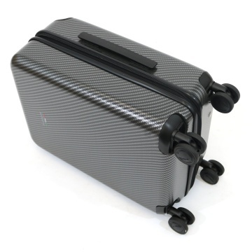Troler Cabina Policarbonat Cifru TSA 4 Roti Duble Ella Icon Shine 2512-56 cm Negru - Img 3