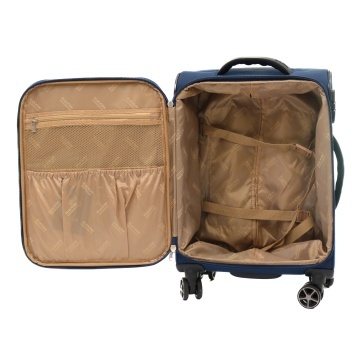 Troler Cabina Poliester 4 Roti Duble Ella Icon Stark 2584 - 55 cm Bleumarin - Img 2