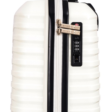 Troler cabina Snowball SW43803, polipropilena, cifru TSA, 4 roti duble, 55 cm, alb - Img 7