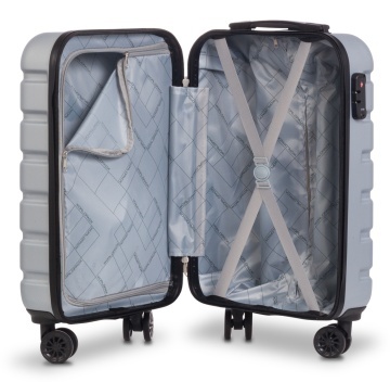 Troler Cabina, Worldpack, Phoenix, ABS, 4 Roti Duble, F10439 - 56 cm, Gri - Img 2
